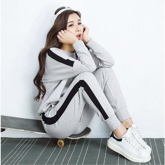 22a W新作 送料無料 ジャージ セットアップ カジュアル春秋 2点セット 大きいサイズ ルームウエア スウェット 丸首 長袖 上下セット レディース セットアップ サイズ 2xl Tebingtinggiperangicovid19 Tebingtinggikota Go Id