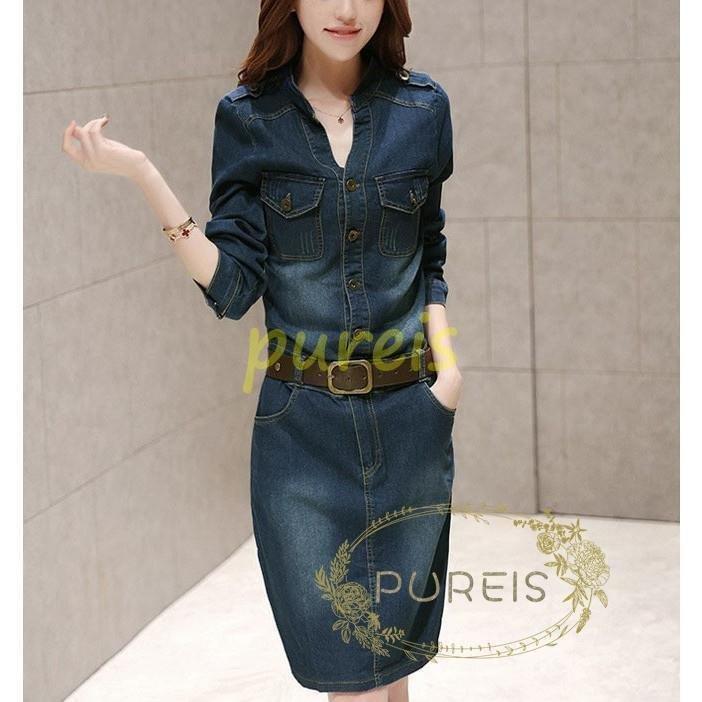 ワンピース レディース 膝丈ワンピース デニムワンピース 半袖 ドレス 着痩せ 代 30代 40代 タイトワンピース 通勤 Ol お出かけ 春夏 Iq8gmlhaph ファッション Indelpa Com
