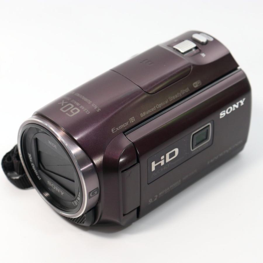 SONY HDビデオカメラ Handycam HDR-PJ670 ボルドーブラウン 光学30倍 HDR-PJ670-T :1324