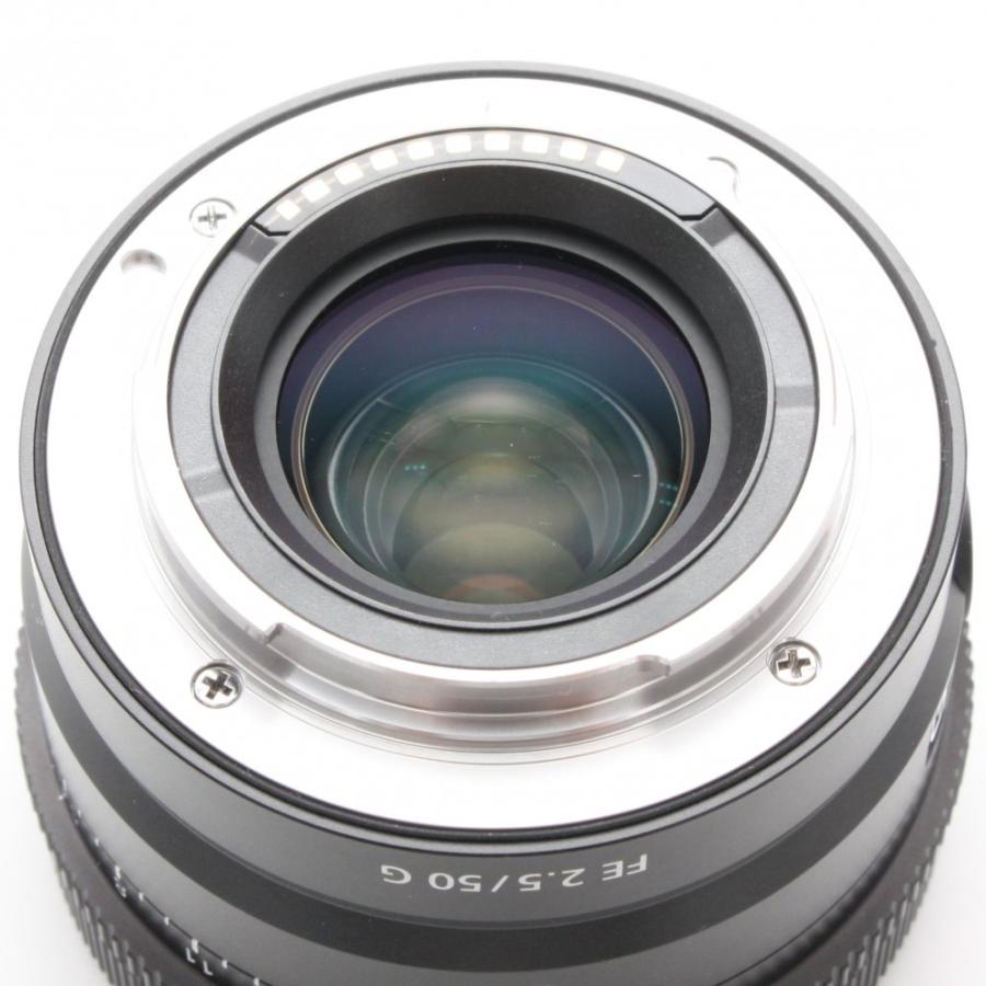 ソニー(SONY) 標準単焦点レンズ フルサイズ FE 50mm F2.5 G Gレンズ デジタル一眼カメラα[Eマウント]用 純正レンズ SEL50F25G｜shop-nst｜05