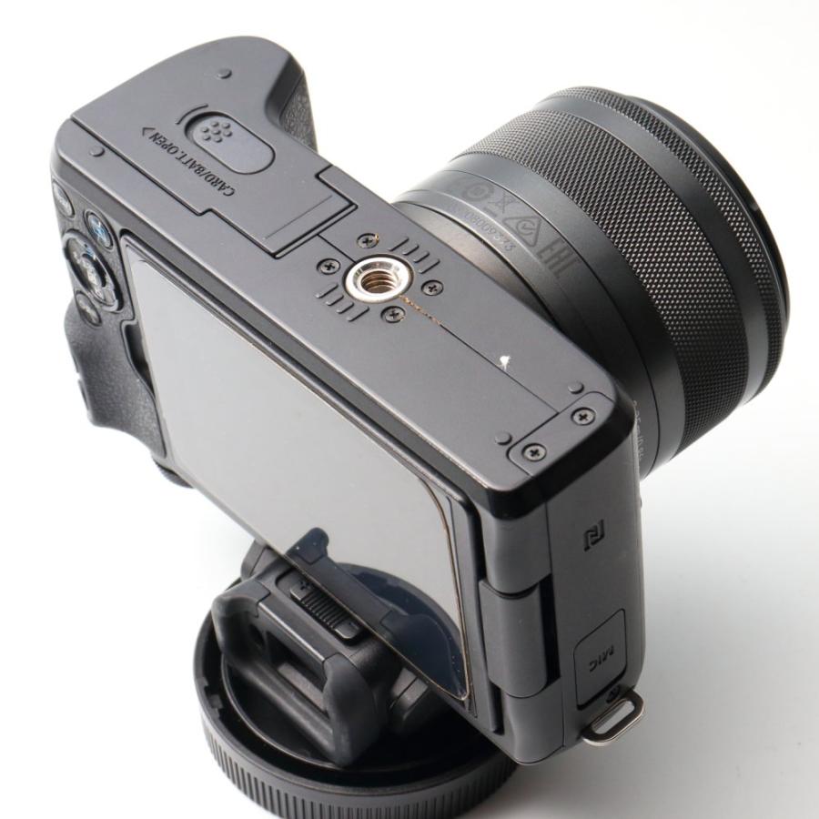 Canon ミラーレス一眼カメラ EOS Kiss M 標準ズームキット ブラック