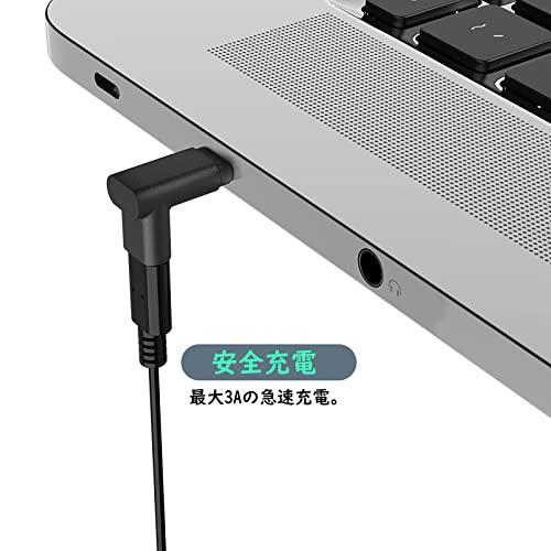 USB Type C 変換 90° L字（2個セット） USB3.1 タイプc 変換アダプタ オス メス USB c コネクター 延長アダプタ MacBook/Pro/Surface Book 2 / Gala｜shop-nw｜05