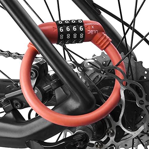 ULAC 自転車 鍵 ケーブルロック クロスバイク ワイヤーロック 軽量 ダイヤルロック 太さ12? 高切断対抗 盗難防止 頑丈 3色 4桁暗証番号｜shop-nw｜02
