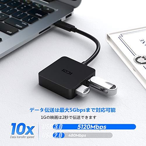 ICZI USB C ハブ,４ポートType C 変換アダプタ USB C ドッキングステーション 高速データ転送 Windows、PC、ノートパソコンMacBook/MacBook Pro/Huaw｜shop-nw｜03