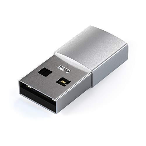 Satechi Type-A (オス) to Type-C (メス) 変換アダプタ (標準USB-Aポート付きのiMac, MacBook, PCなど対応) (シルバー)｜shop-nw｜02