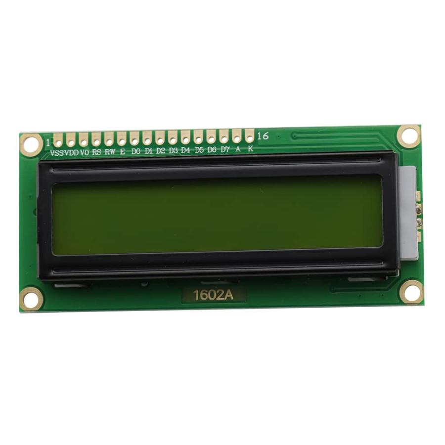 VKLSVAN 3個セット 1602 LCDディスプレイモジュール 16x2キャラク HD44780 コントローラ (黄緑)｜shop-nw｜04