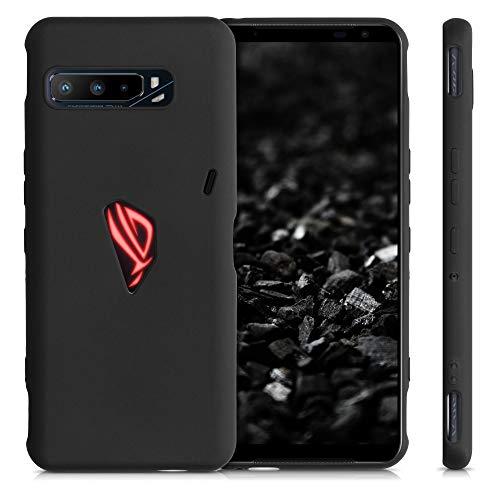 kwmobile スマホケース 対応: Asus ROG Phone 3 (ZS661KS) ケース - 耐衝撃 滑り止め ソフト TPU シリコン - 黒色マット｜shop-nw｜05