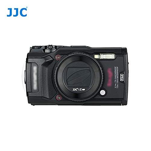 JJC オリンパス レンズキャップ カメラ レンズフード Olympus TG-6 TG-5 TG-4 TG-3 TG-2 TG-1 に対応 LB-T01 互換 当店オリジナルロゴ入りクリーナー｜shop-nw｜07