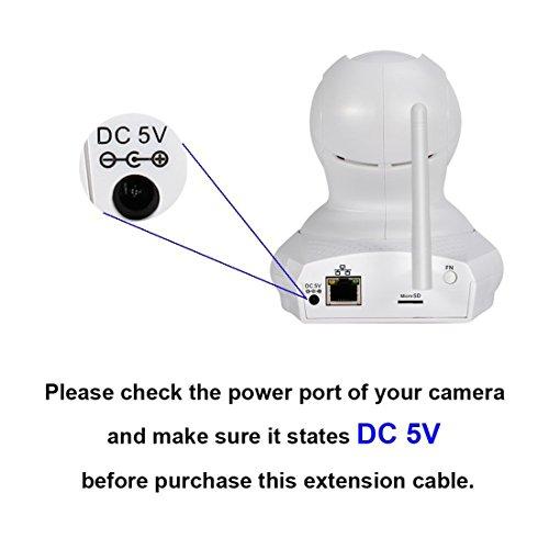 Liwinting 2本の 2m DC延長ケーブル 1.35mm x 3.5mmオス - メスＡＣアダプターDC電源延長ケーブル/DCプラグ延長コードDC 12 Vプラグ延長ケーブ電源ア｜shop-nw｜03