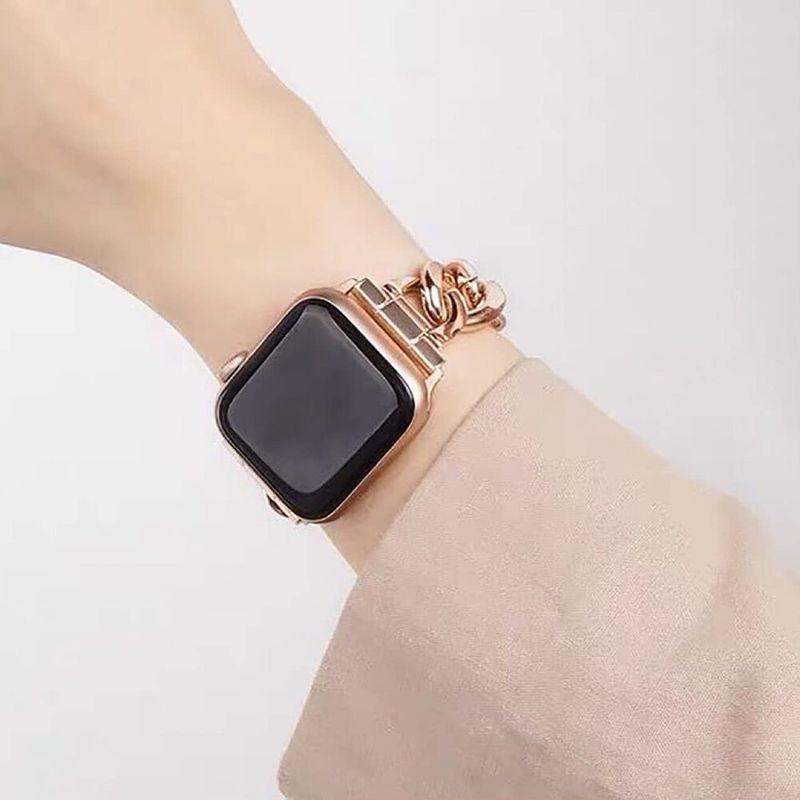 Apple Watch 42 44 45m クリア バンド m G6-t