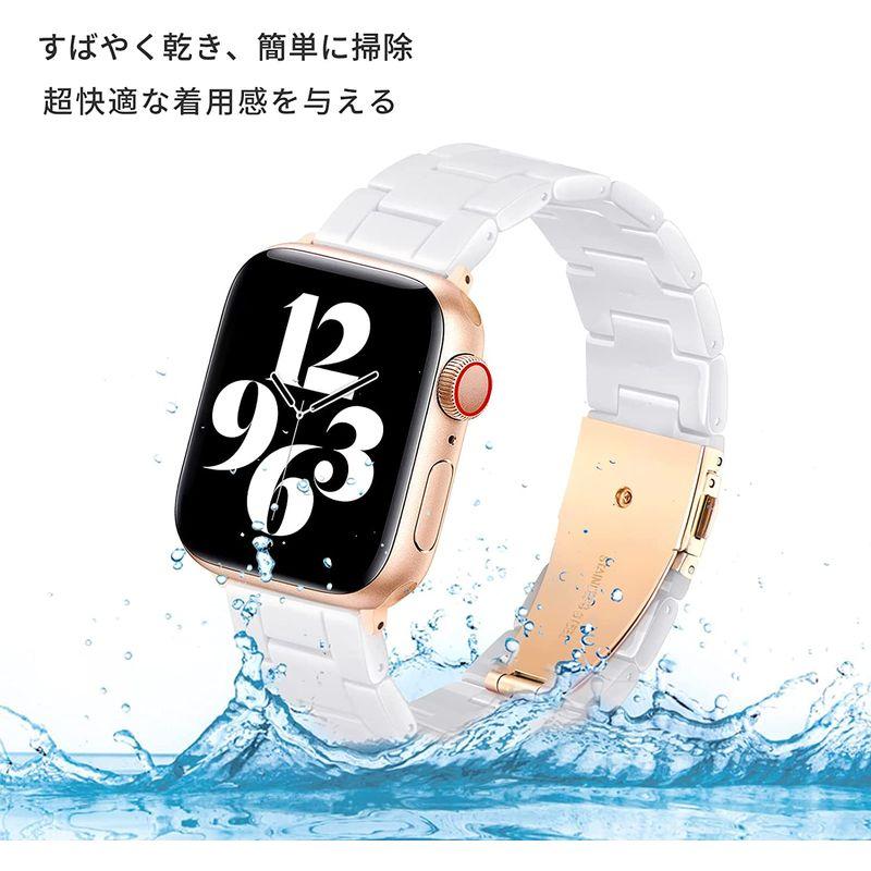 アップルウォッチ バンド 男女兼用 ベルトステンレス 金 Apple watch