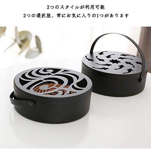 Mookxuu 防蚊 蚊取線香入れ 蚊取線香ホルダー 蚊遣り器 鉄製 蚊取り器 蚊取りおしゃれ ホルダー 刺さずに使える インテリア ハンドル付き Gys ショップoz 通販 Yahoo ショッピング