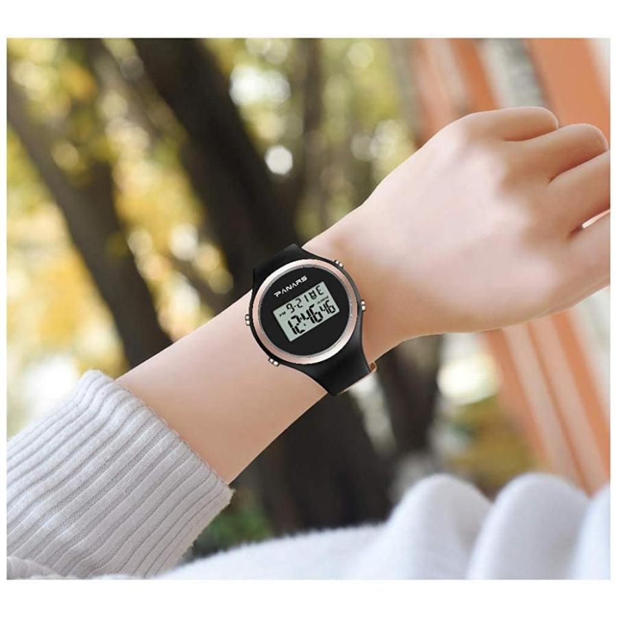 デジタル 腕時計 レディース ガールズ時計 学生ストップウォッチ Led バックライト 夜光インデックス 50m防水 薄型ファッション おしゃれ カ Gys ショップoz 通販 Yahoo ショッピング