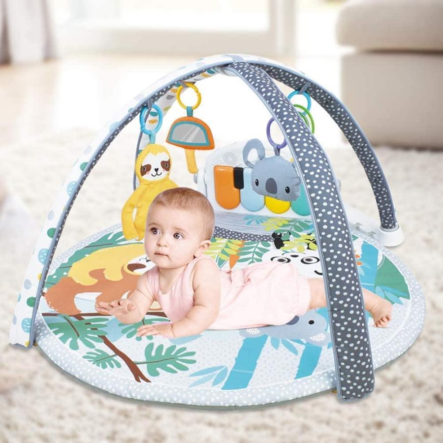 Wyswyg ベビージム ピアノプレイジム プレイマット 3 In 1 赤ちゃん 教育おもちゃ ベビーマット 幼児おもちゃ トイピアノ 感覚刺激 室 ベビー枕 ドーナツ枕 Www Van Extras Co Uk