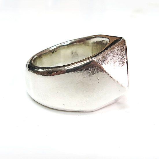 シルバー リング シンプル メンズアクセサリー 指輪 モード NOBILIS