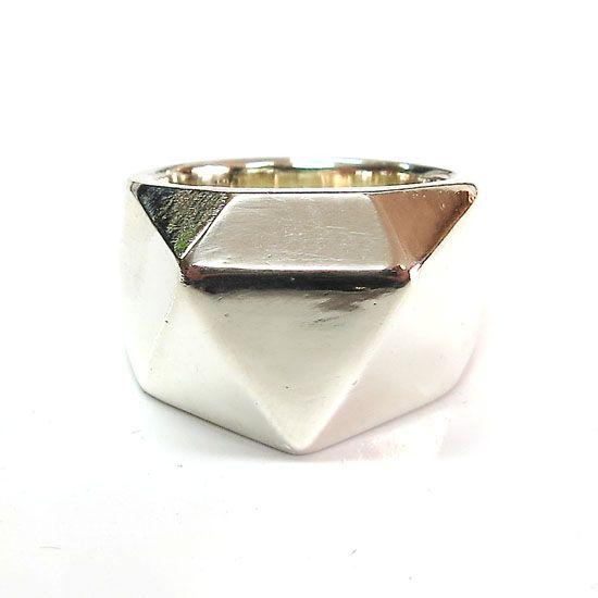 シルバー リング シンプル メンズアクセサリー 指輪 モード NOBILIS