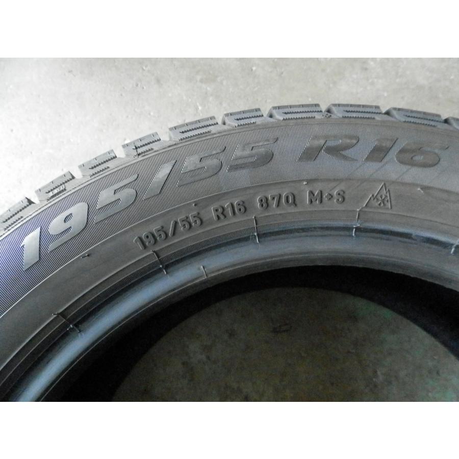 195/55R16 ピレリ ICEASIMMETORICO スタッドレスタイヤ 2本SET 2019年製 冬タイヤ｜shop-partslandnagoya｜05