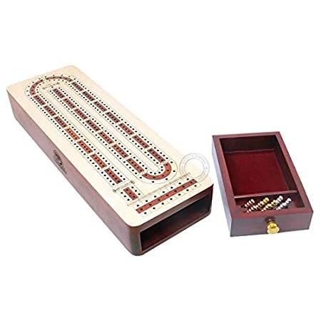 アウトレット最安 House Of Cribbage 連続クリベッジボード アルファベット E型 カエデとブラッドウッドの象眼 ペグとカード用の 収納引き出し付き 3トラ 送料無料 買取 値段 Www Cdlages Com Br