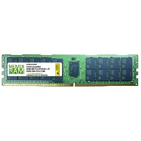 数量限定セール  LRDIMM 4R4 DDR4-2666 64GB RAM NEMIX Intel 送料無料 | S2600WFT用 メモリー