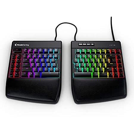 定番のお歳暮 Mechanical Split RGB Edge Freestyle GAMING KINESIS Keyboard 送料無料 | Blue) (MX キーボード