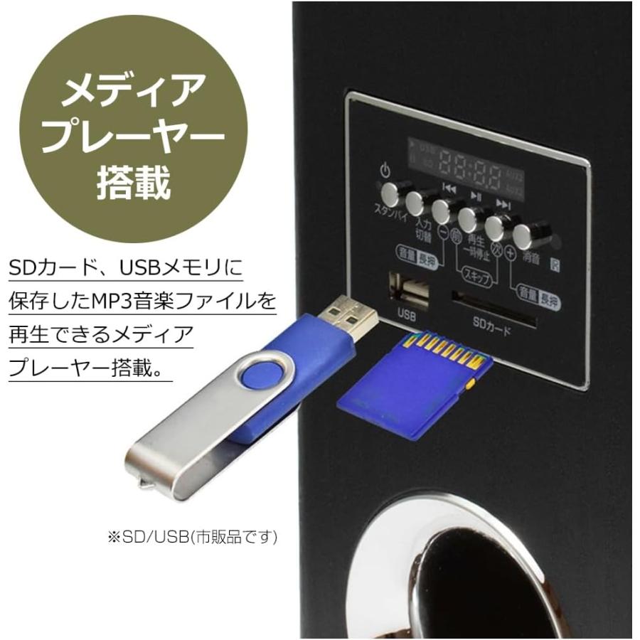 迫力のダイナミックサウンドスピーカー DS-12 アンプ内蔵 迫力のダイナミックサウンドスピーカー DS-12 アンプ内蔵