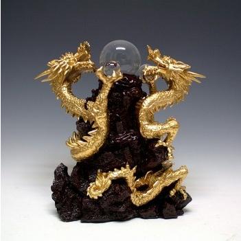 風水龍 双龍 (特大) 高さ42cm 置物溶解水晶 2個付き : Shop 風水龍 双龍 (特大) 高さ42cm 置物溶解水晶 2個付き : Shop