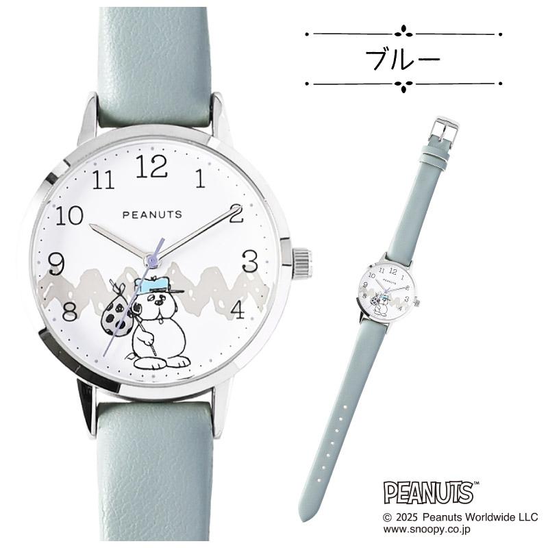 スヌーピー カジュアルレザーウォッチY IV PNT054 PEANUTS かわいい