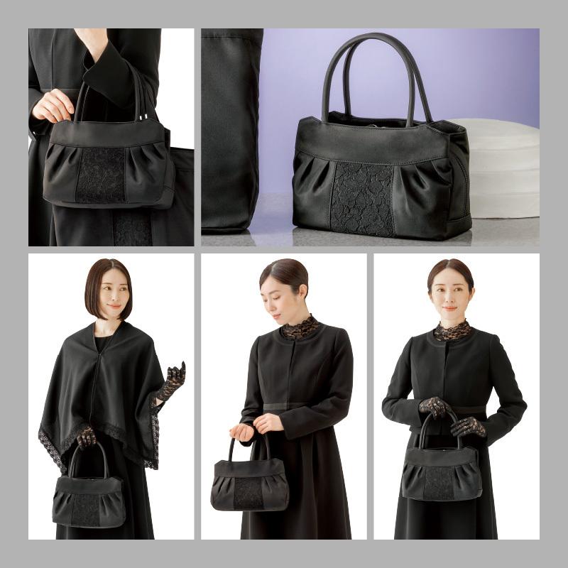 フォーマルバッグ お葬式 入学式 大きめ 弔事 レディース ミセス 冠婚