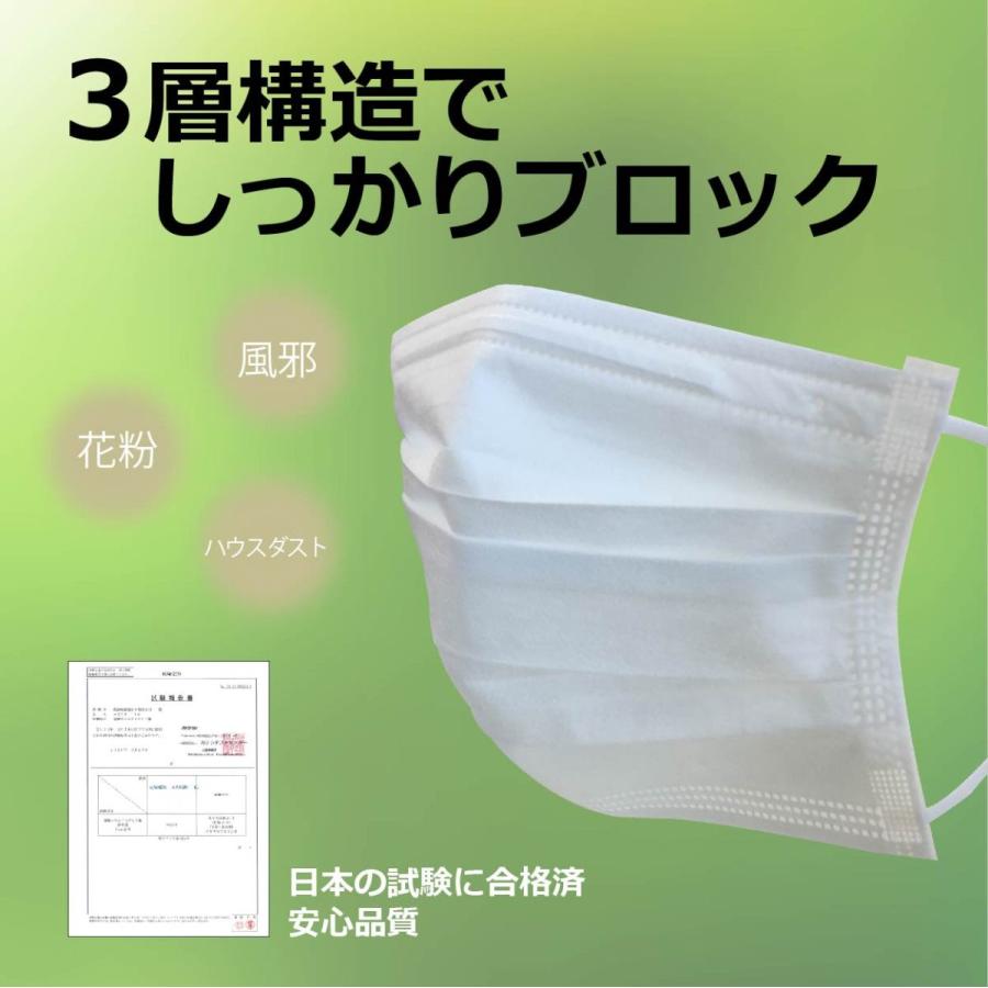 三層マスク 3層マスク 不織布マスク 50枚 99％カットフィルター採用 3