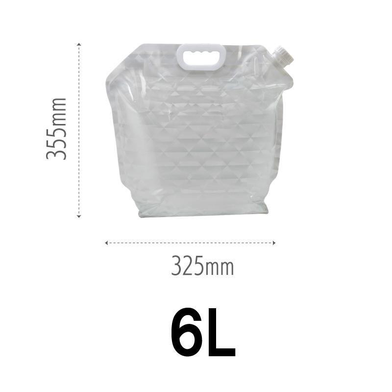 給水袋 防災 折りたたみ ウォーターバッグ 6L 50個 自立式 強化3層フィルム 大容量 断水対策 防災グッズ 水袋 ウォータータンク 防災用品 アウトドア キャンプの画像