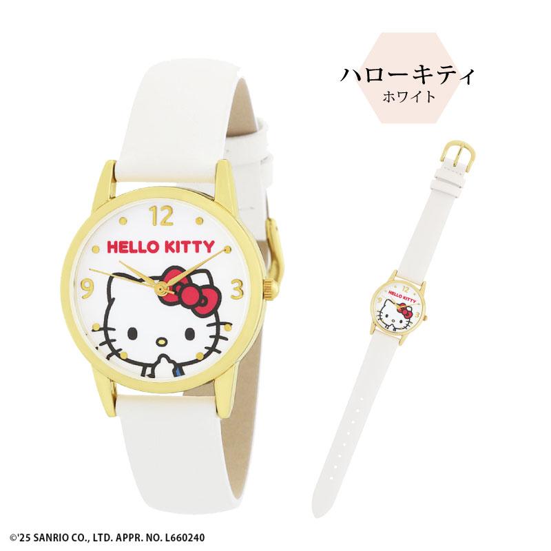 日本製 サンリオ 革ベルトウォッチ JR4D0001 ハローキティ
