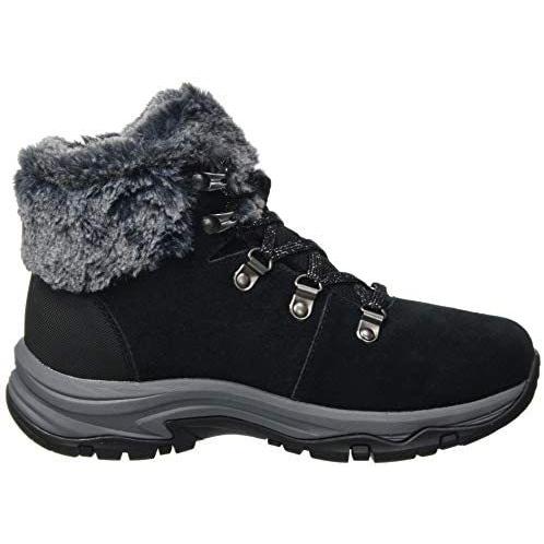 最旬ダウン スケッチャーズ ファッションブーツ Cm 26 0 Blk レディース Finest Trego Falls スノーボード