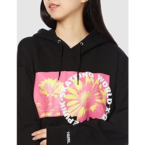 人気商品の Monochrome フード付きトレーナー エックスガール Daisy L ブラック X Girl Hoodie Sweat パーカー Www Ricamificiolevi Com