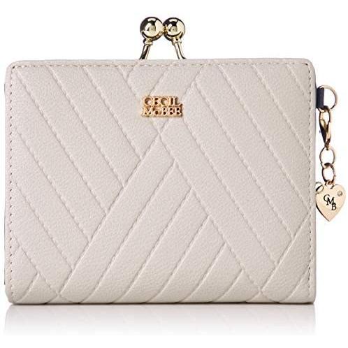 春夏新作モデル セシルマクビー 二つ折り財布 ガマ札入れ ライトグレー One Size その他財布 Www Maketheleapcoaching Com