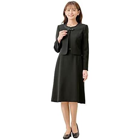 マーガレット ブラックフォーマル 17 アンサンブル ブラック レディース ロング丈 冠婚葬祭 前開きワンピース 号 喪服 礼服 人気ブランド多数対象 レディース