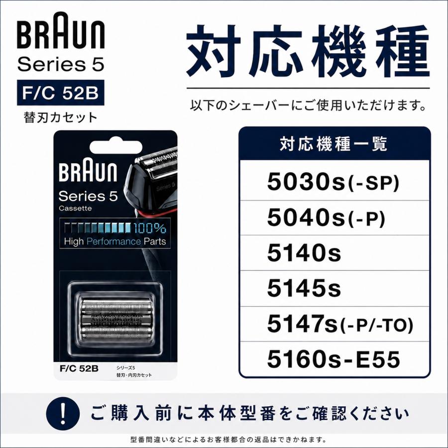 BRAUN Series 5 替刃 ブラウン シリーズ5 F/C52B 国内正規品 網刃・内