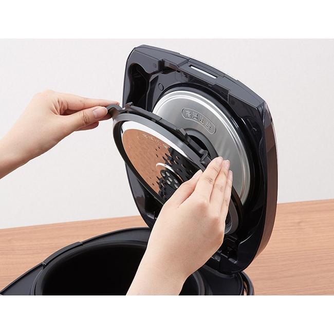 タイガー（TIGER） 炊飯器 5.5合 炊きたて IH モーブブラック JPW