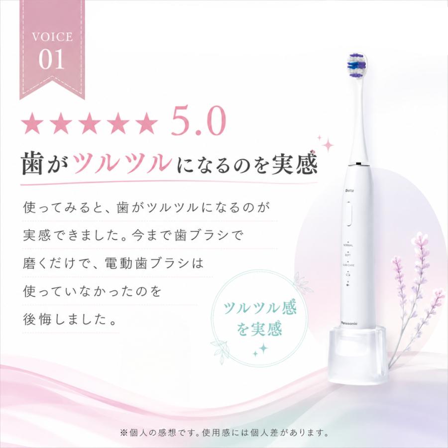 未使用 Panasonic Doltz EW-DA18 電動歯ブラシ Doltz 電動歯ブラシ ドルツ パナソニック EW-DA18 ハブラシ 音波振動