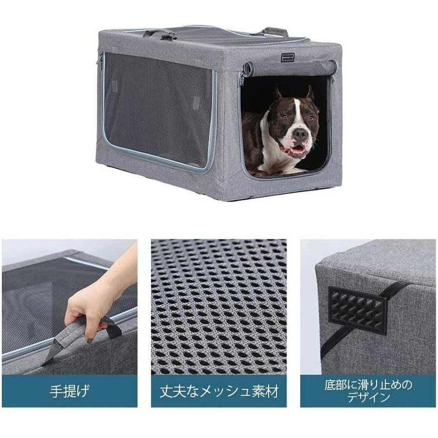 正規激安 Petsfit 折りたたみソフトケージ ペットケージ 犬用クレート 屋内屋外 犬猫兼用 ソフトタイプ 避難用 珍しい Missbargainhuntress Com