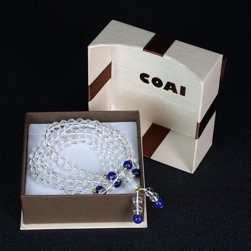 日本最大級 コアイcoai 108珠 水晶 ラピスラズリ 12月誕生石 浄化守護 幸運をもたらすパワーストーンブレスレットネックレス 祈り数珠 限定製作 Turningheadskennel Com