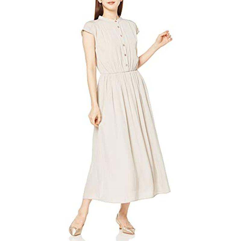 ナチュラルビューティーベーシック カジュアルドレス レディース グレージュ S Shop Rinana 通販 Yahoo ショッピング