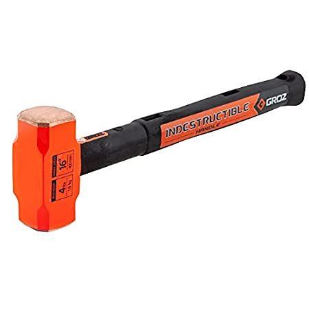 Groz Copper Head ハンマー てこ 打刻 16 Inch 4lb Sledge Hammer With Handle ショップアールズ