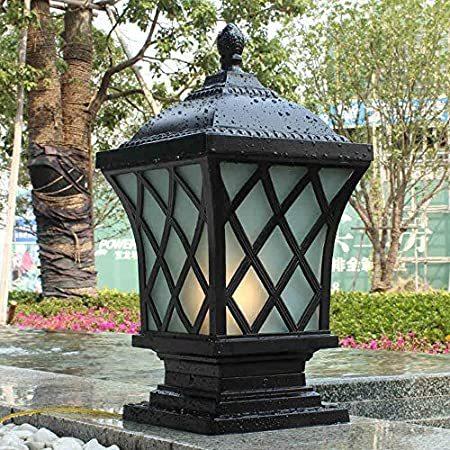 値引 Column Light Pillar Outdoor Waterproof Square IP54 Moddeny Lamp Ra Exterior 外灯