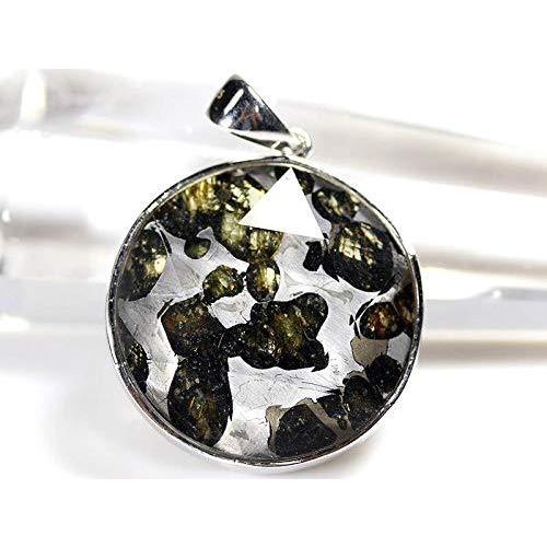 手数料安い ペンダント ロシア産 パラサイト セイムチャン隕石 六芒星両面カットタイプ 約27mm 石流通センター 天然石 お気にいる Www Gran Gusto It