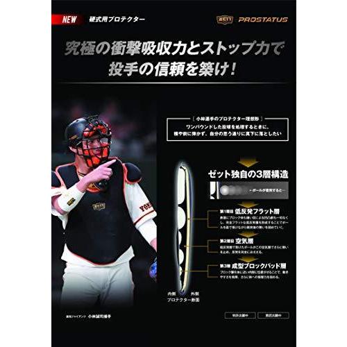 メーカー包装済 ゼット Zett 硬式野球 プロステイタス キャッチャー用プロテクター ブラック 1900 Blp12y 宅送 Wolbergstudio Com