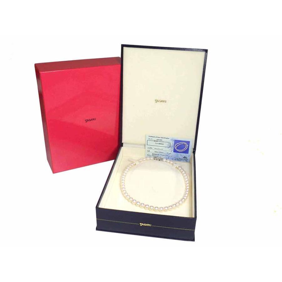 TASAKI パールネックレス　真珠　アコヤ貝　k14wg 7.5-8.0mm TASAKI パールネックレス 真珠 アコヤ貝 k14wg 7.5-8.0mm