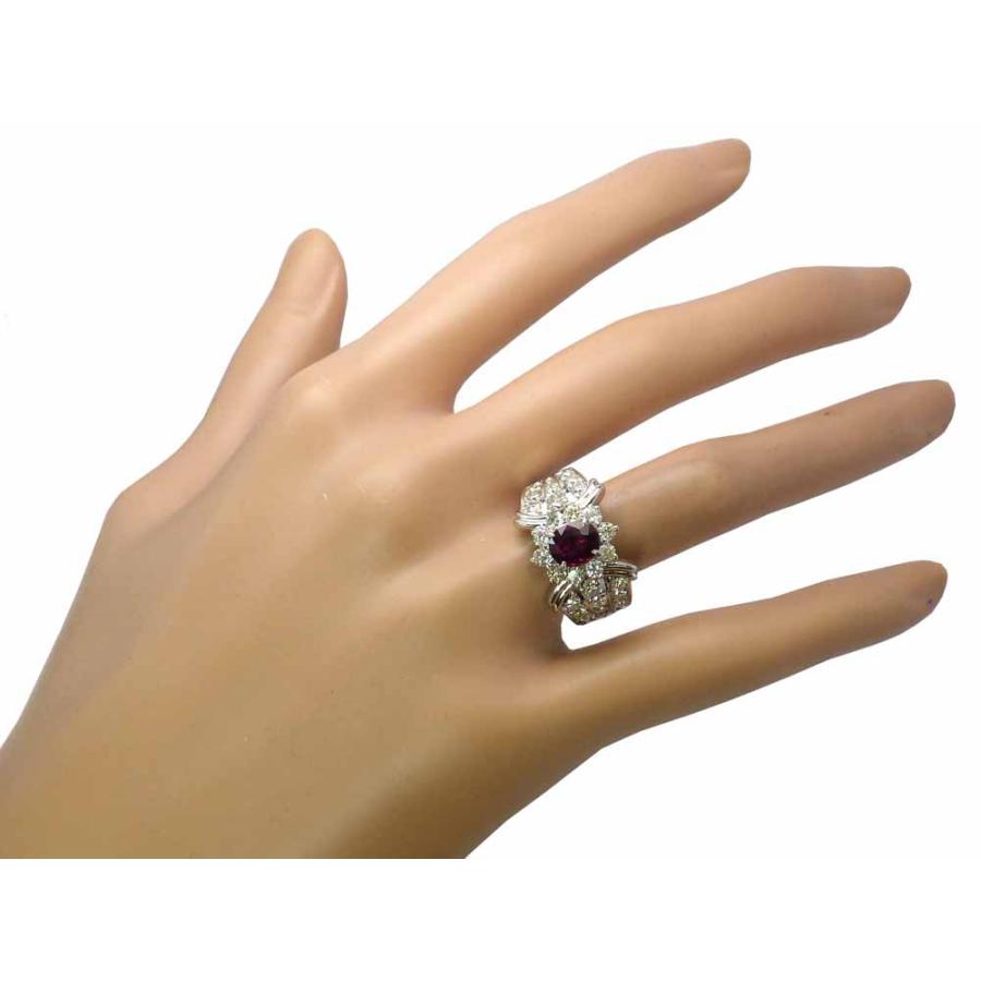 ルビー ダイヤモンドリング Pt900 14.0g 12.5号 中宝ソーティング付　Jewelry Ruby1.074ct Dia1.267ct Ring　｜shop-sakae｜05