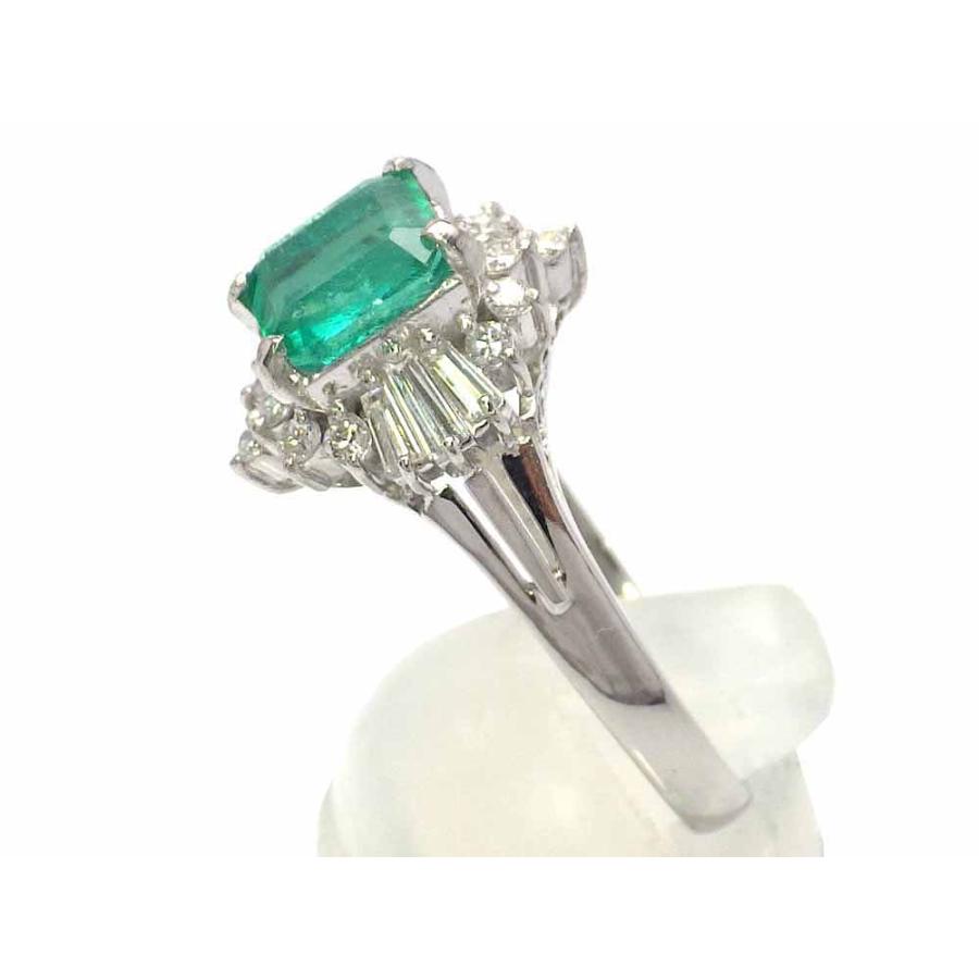 エメラルド ダイヤモンドリング PT900 6.7g 17号 Jewelry エメラルド ダイヤモンドリング PT900 6.7g 17号 Jewelry