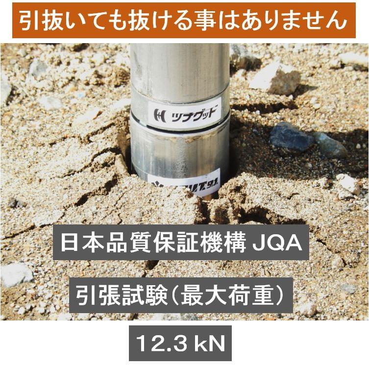 【決定しました　沢山の問い合わせありがとうございました】単管(鉄管)とジョイントのセット 斜めに入った単管杭「スカット91」から単管パイプを垂直に立て起こす