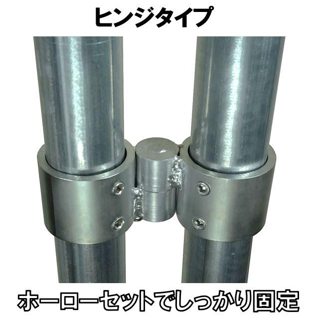 ヒンジ用の単管パイプジョイント 用途別に対応できる4タイプ ホロー